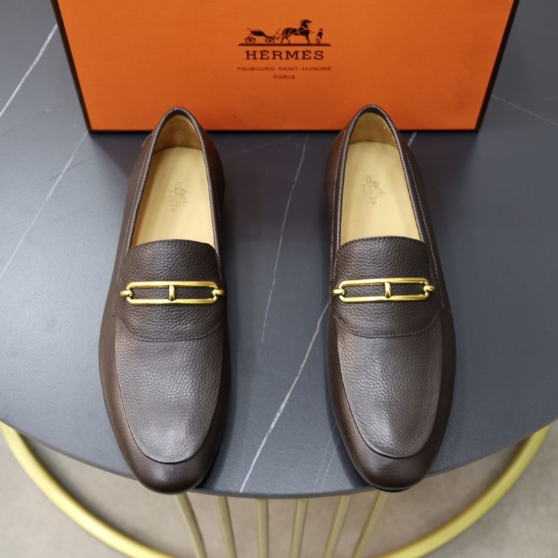 H**mes leather shoes